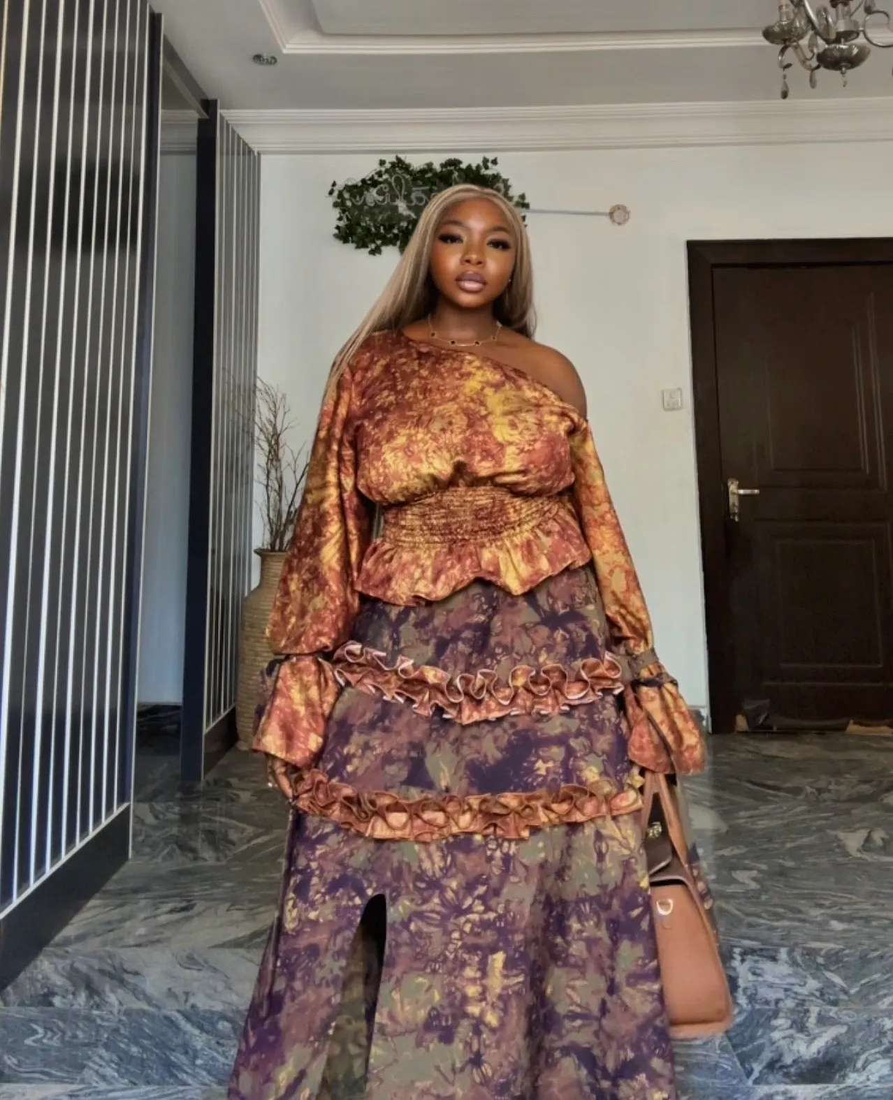Mide Flared Skirt Two-Piece | Buy African Fashion | Sokofa