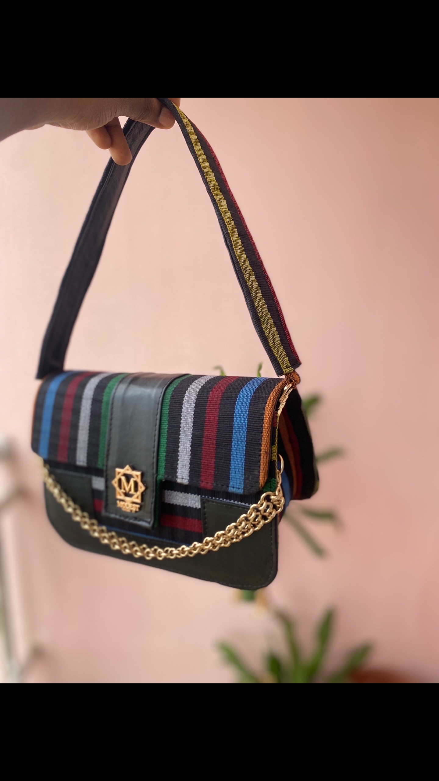 MMA Handcrafted Leather and Aso Oke Bag – African Heritage