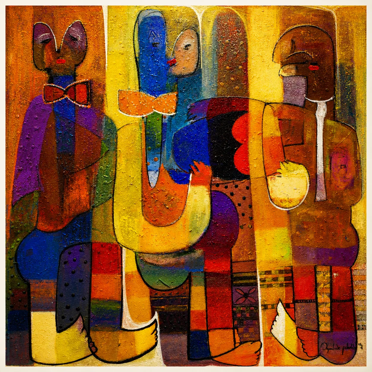 A Love Story African Contemporary Art Print | Buy African Art | Sokofa