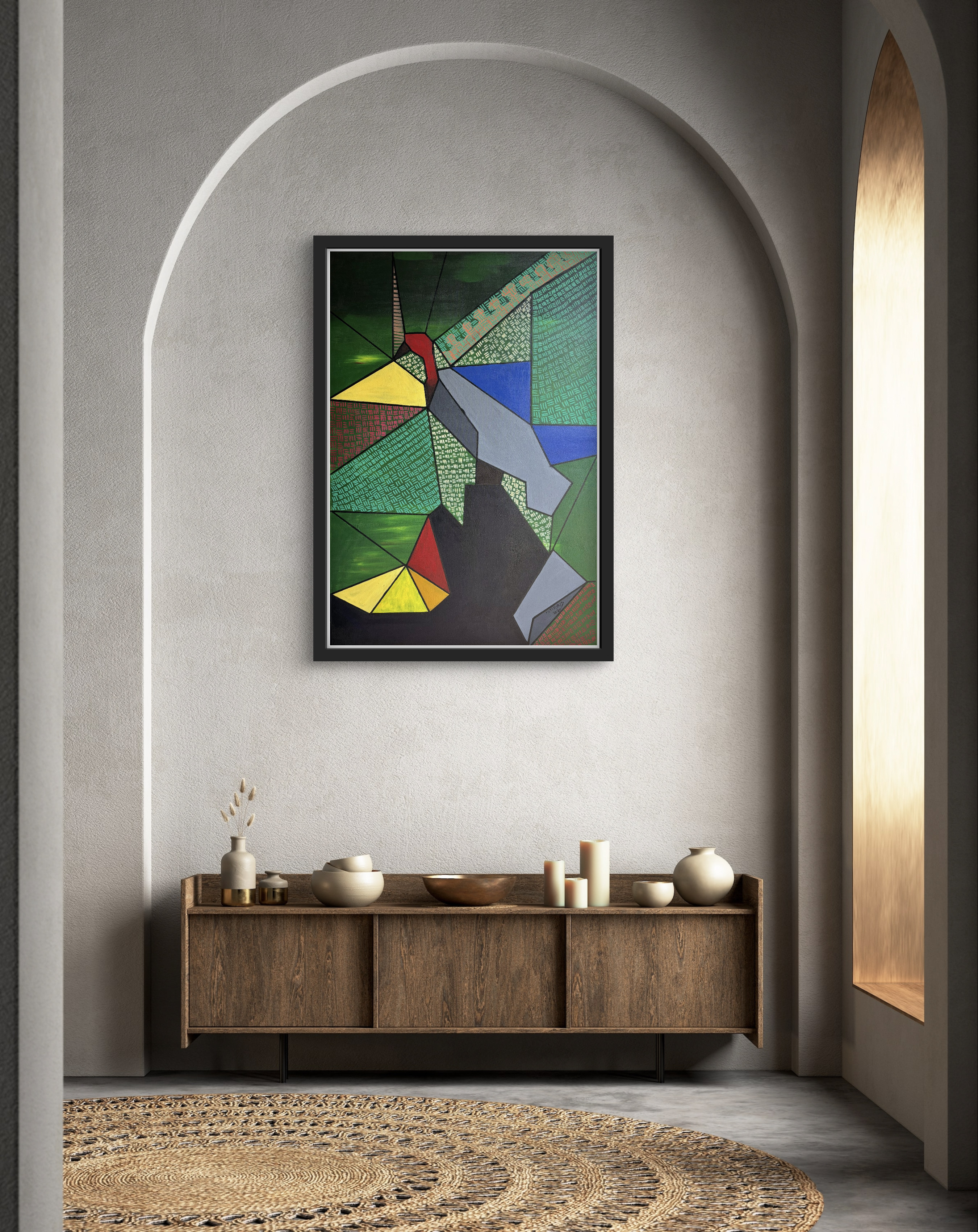 Allure of the Shore – Original Acrylic Seascape Painting on Canvas